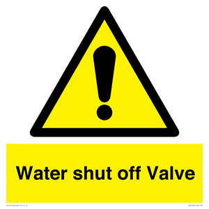 Water shut off Valve